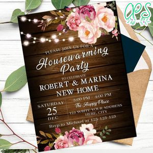 Apartment Warming invitation Customizable Template Instant Download
