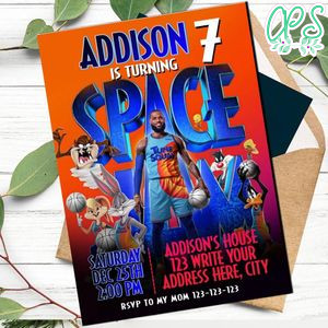 New Legacy Birthday Invitation Customizable Template to Print at Home Instant Download