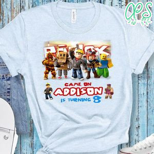 Roblox Birthday Tee Shirt for Boy