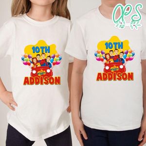 Custom The wiggles Birthday Shirt for Girl