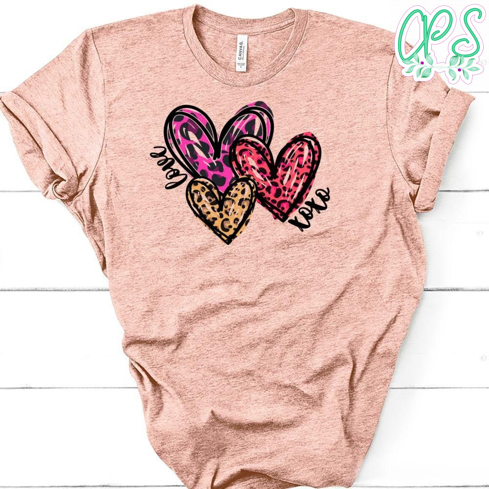 Valentines Day Hearts PNG file template