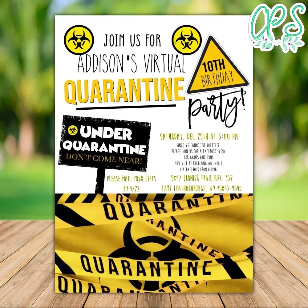 Printable Hangout Party Quarantine Invitation Template DIY printable-hangout-party-quarantine-invitation-template-diy