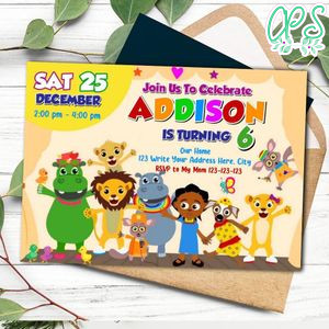 Akili and Me Invitation Printable Instant Download