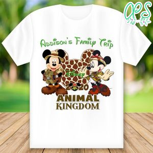 Printable Safari Disney Shirts Template Instant Download