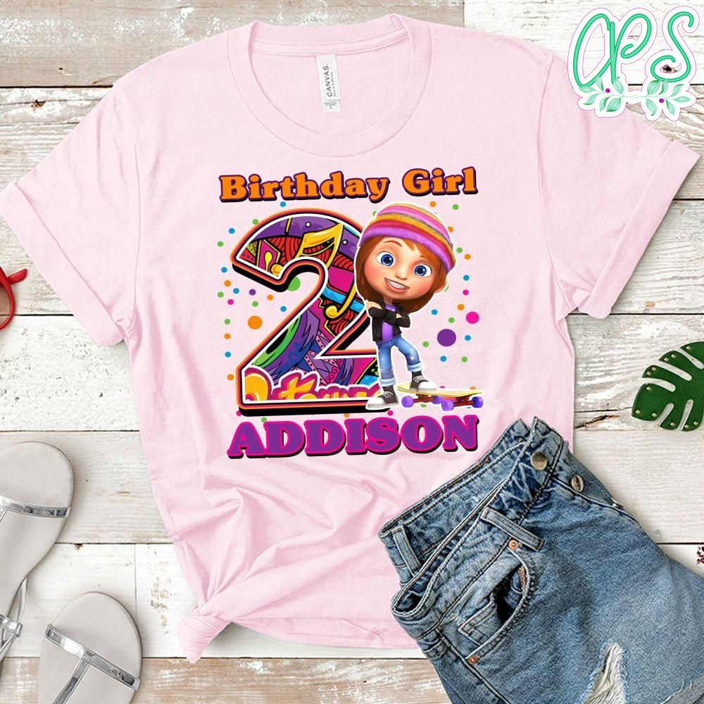 Motown Magic Birthday PNG file template for Girl