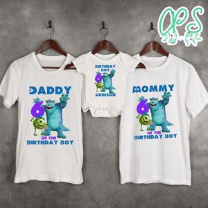 Monsters inc Birthday Family Matching Party Shirts