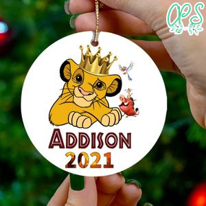 Simba Lion King Christmas Ornament Gift
