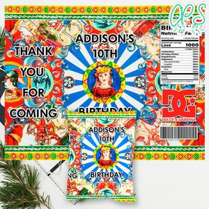 Dolce and Gabbana DG Birthday Chip Bag Digital File Printable Instant Download