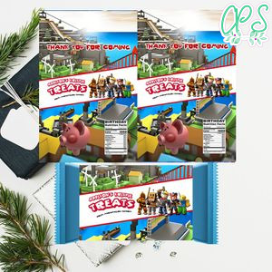 Roblox Gamer Rice Krispie Treat Digital File Printable Instant Download