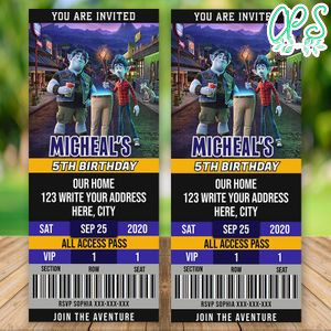 Editable Onward 2020 Ticket Party Invitation Instant Download