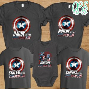 Captain America Birthday Family Trip Vacation PNG file template