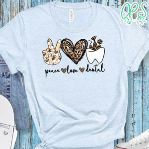 Peace love Dental PNG file template