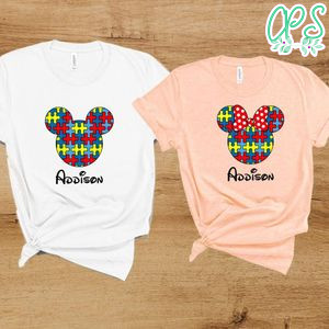 Autism Mickey Head Disney Vacation PNG file template