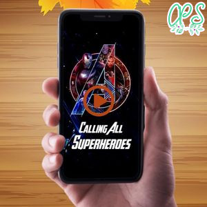 Digital Avenger Customizable Mp4 Video Invitation File Template Instant Download