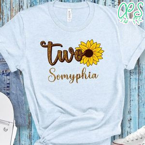 Sunflower 2nd Birthday PNG file template