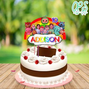 Cocomelon First Birthday Centerpiece Template Printable Instant Download