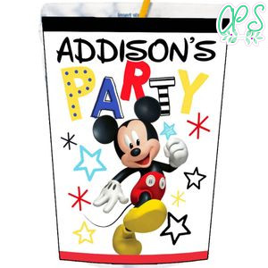 Disney Mickey Mouse Capri Sun Labels Digital File Printable Instant Download
