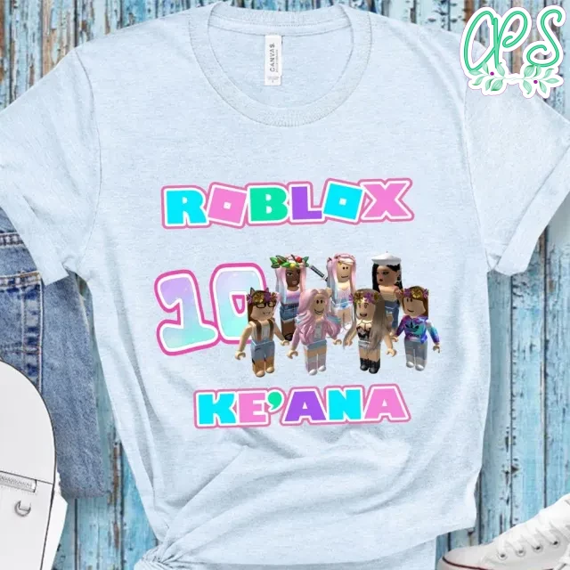 Girl Roblox Personalized Birthday Shirts Any Name Shirts