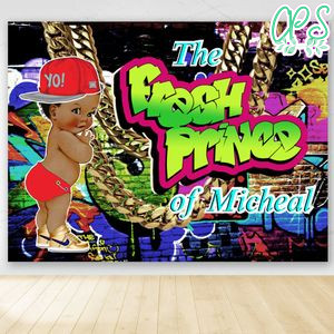 The Fresh Princess Backdrop Digital File Template Instant Download