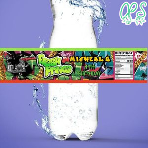 The fresh prince of Bel Air Birthday Water Bottle Label Template to Print at Home Instant Download