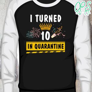 Quarantine Birthday Girl Iron On Transfer Shirt Template Instant Download