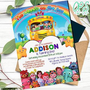 Printable Cocomelon Zoom Birthday Party Video Chat Invitation Template Instant Download