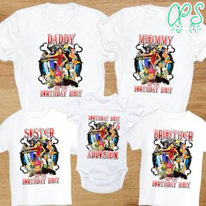 One Piece family birthday party PNG file template