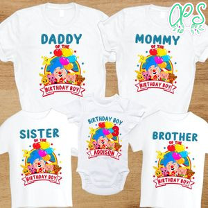 Plim plim Birthday Family Matching Party Shirts