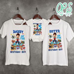 Paw Patrol Family Matching Birthday Shirts