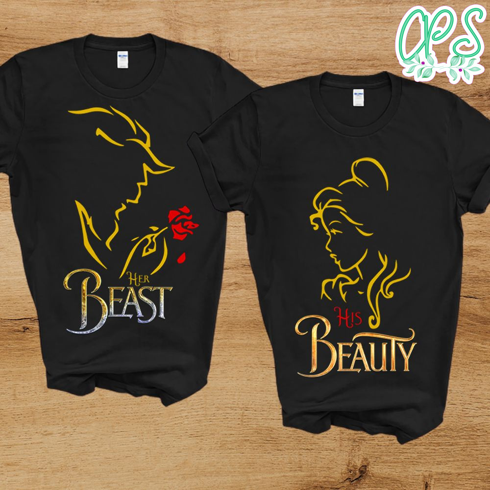 Her Beast His Beauty Matching Couple T 