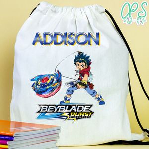 Personalised Beyblade Drawstring Bag