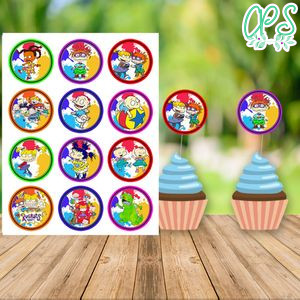 Rugrats Cupcake Topper Digital File Printable Instant Download