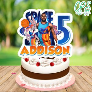 Space jam 2 Cake Topper Template Printable Instant Download