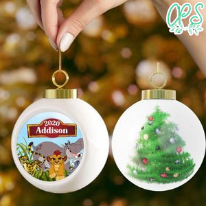 Lion King Christmas Ball Ornament Gift