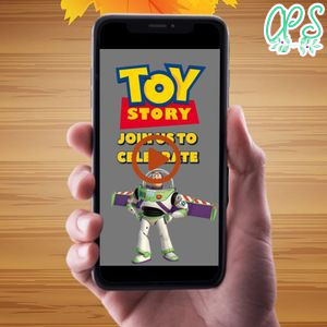 Toy story 4 Video Invitation Digital Template Customizable Instant Download