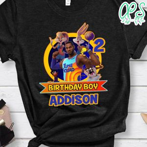 Space Jam 2 Boy Birthday Shirt