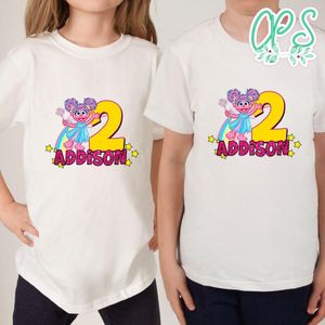 Custom Sesame Street Abby Birthday Shirt for Kid