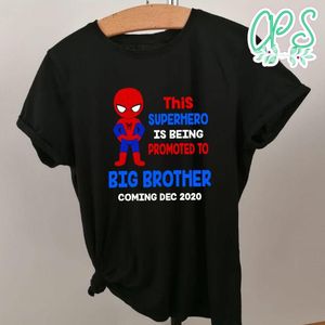 SpiderMan I'm Going To be A Big Brother Shirt