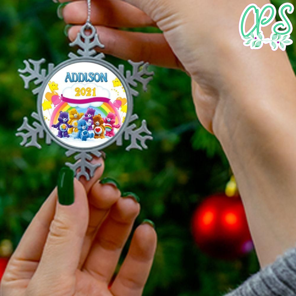 Care Bear Pewter Snowflake Ornament Gift