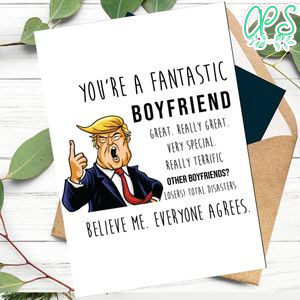 Printable Funny Trump Boyfriend Birthday Card Instant Download