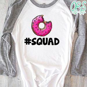 Customizable Donut Squad Birthday Iron On Transfer Tshirt Instant Download