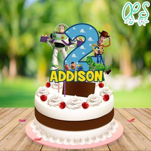 Buzz Toy Story Birthday Cake Topper Template Printable Instant Download