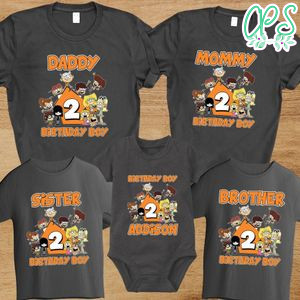 Loud House Birthday Family Trip Vacation T-Shirt