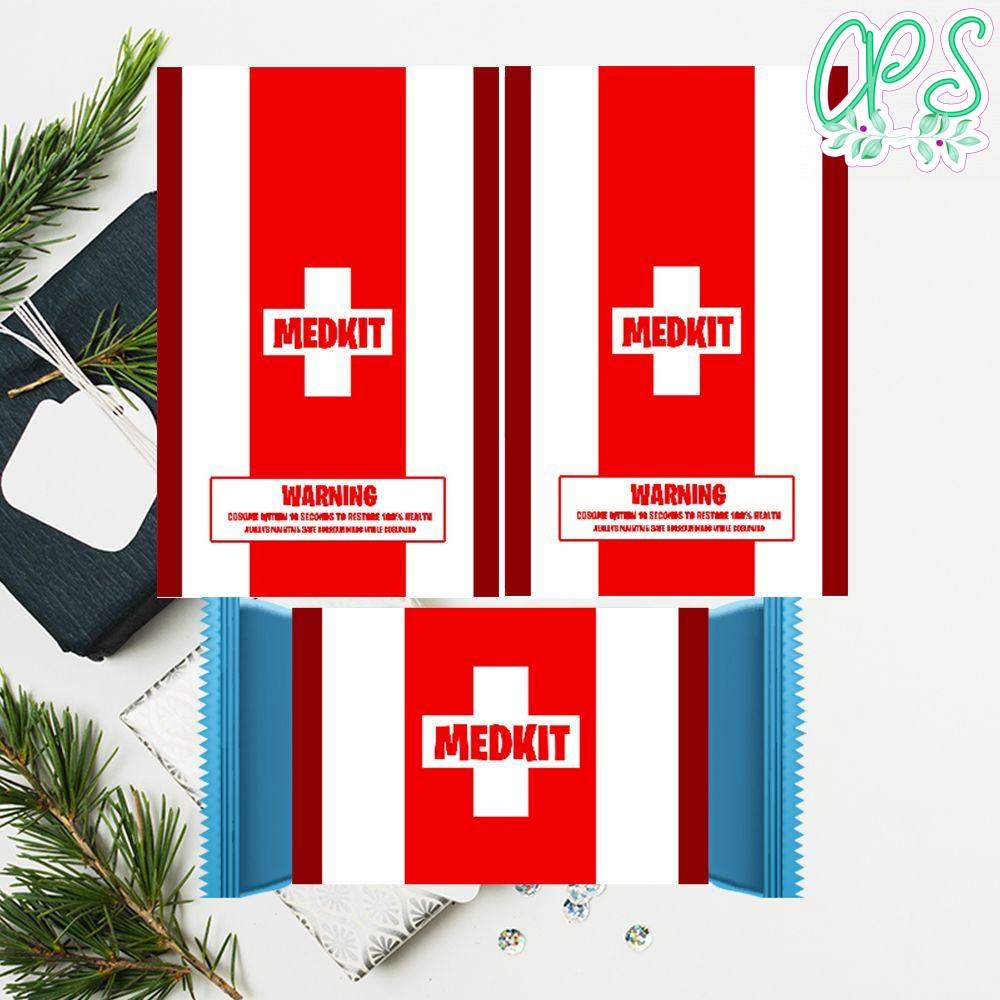 Fortnite Medkit Candy Bar Wrapper Label Digital File Printable ...