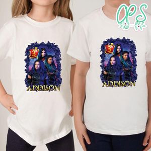 Custom Disney Descendants Birthday Shirt for Girl