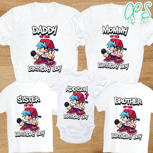 Friday night funkin family birthday party PNG file template