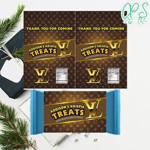 Luxury Rice Krispie Treat Digital File Printable Instant Download