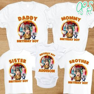 Sing Movie Birthday Family Trip Vacation T-Shirt