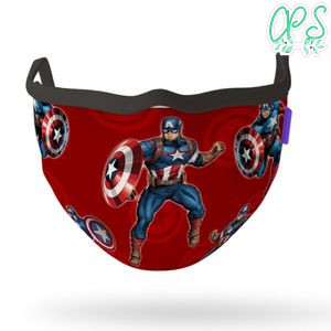 Printable Captain America Face Mask Digital File Instant Download