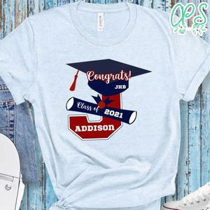 Congrats Custom Name Senior Class of 2021 PNG file template